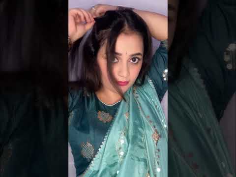 Navratri Hairstyle #explore #hairstyle #youtubeshorts #navratri #easy #simplehairstyle #simple