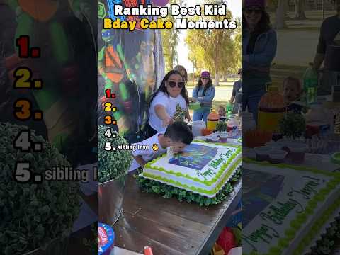 Ranking Best Kid Bday Cake Moments