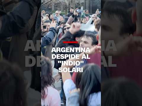 Argentina despide al “Indio” Solari