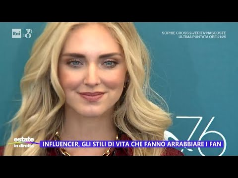 Influencer, gli stili di vita che fanno arrabbiare i fan - Estate in diretta 30/07/2024