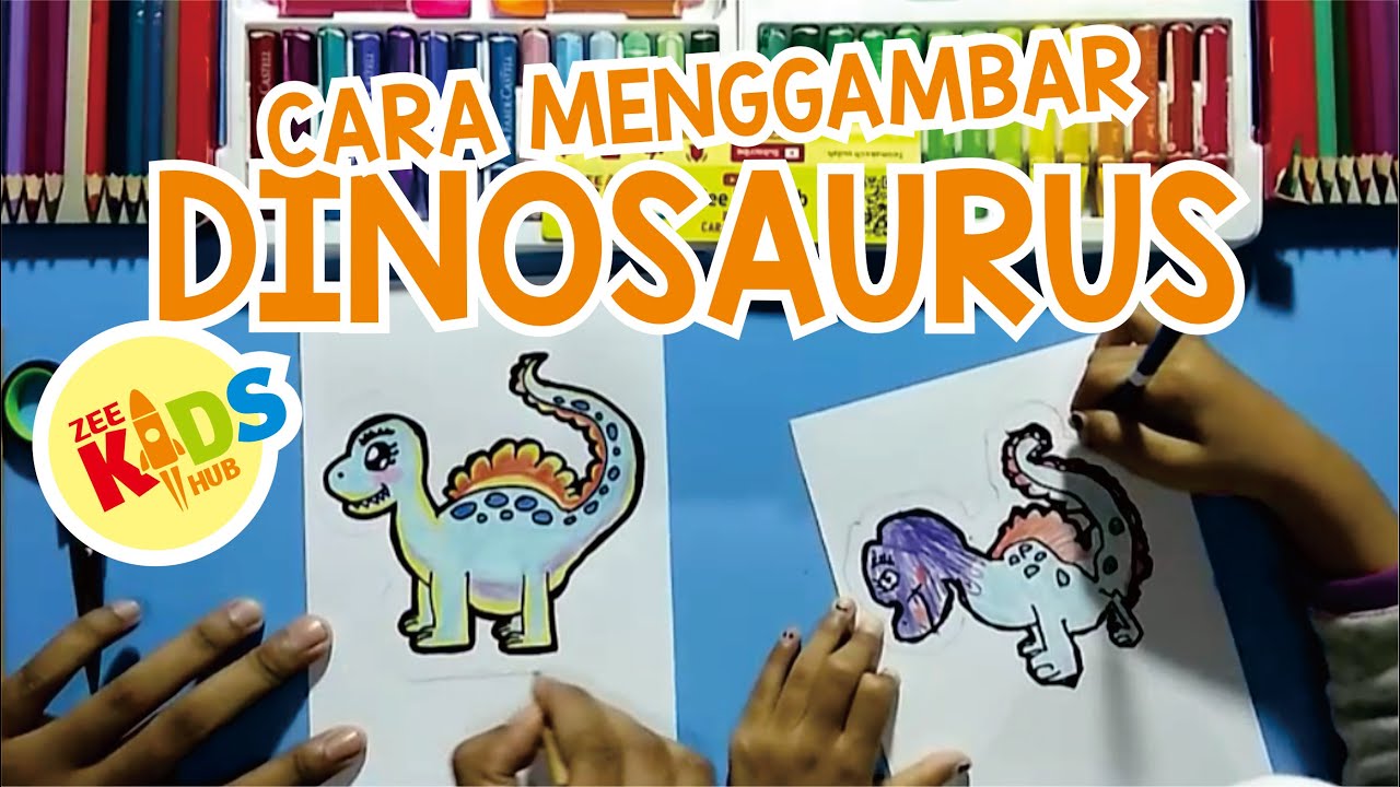 Download Thumbnail For Bagaimana Cara Menggambar Dinosaurus