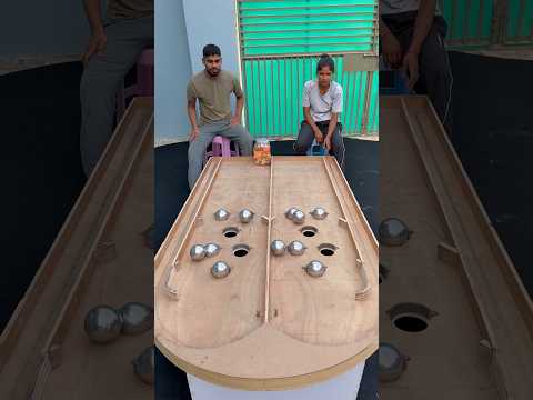 Brother vs sister roll the steel ball challenge part 369 #shorts