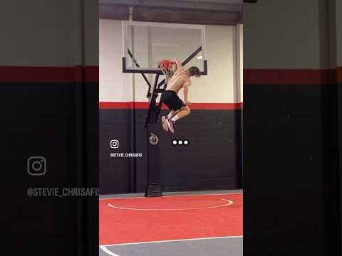 Do THIS to jump HIGHER… I guess #viralvideo #jump #verticaljump #nba