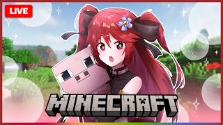 【 Minecraft 】สร้างกระท่อมน้อยพักใจกลางป่า | LUXIA 🦂