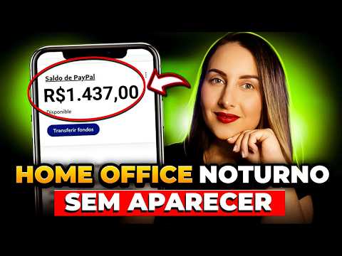 [🚨PROVA DE RECEBIMENTO] HOME OFFICE NOTURNO R$600 A R$1.000 P/ MÊS! GANHE DINHEIRO SEM APARECER