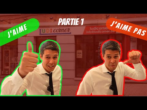 J'aime - j'aime pas ! Des jeux en cravate chez Ludi Corner Partie 1