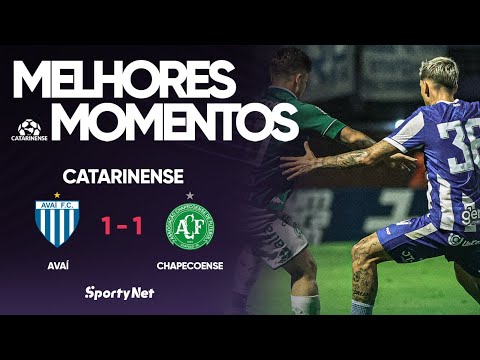 Avaí-SC 1 x 1 Chapecoense-SC
