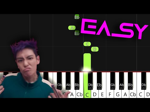 Mingle Game Song - EASY Piano Tutorial (Squid Game Season 2)