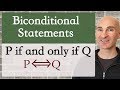 Understanding Conditional and Biconditional Statements