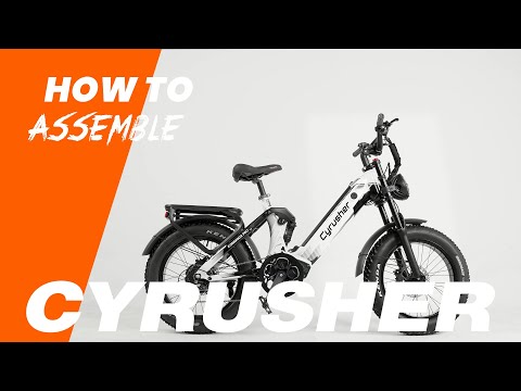 2024 New Step-through Electric Bike Kommoda Pro Assembly Guide | Cyrusher Bikes