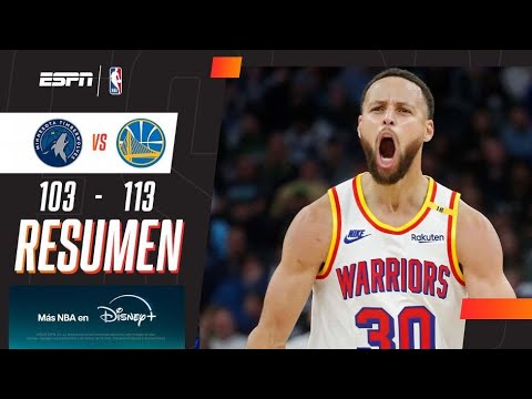 LOS WARRIORS LEVANTARON CABEZA Y GANARON EN CASA DE LOS WOLVES | Minnesota 103-113 G. State |RESUMEN