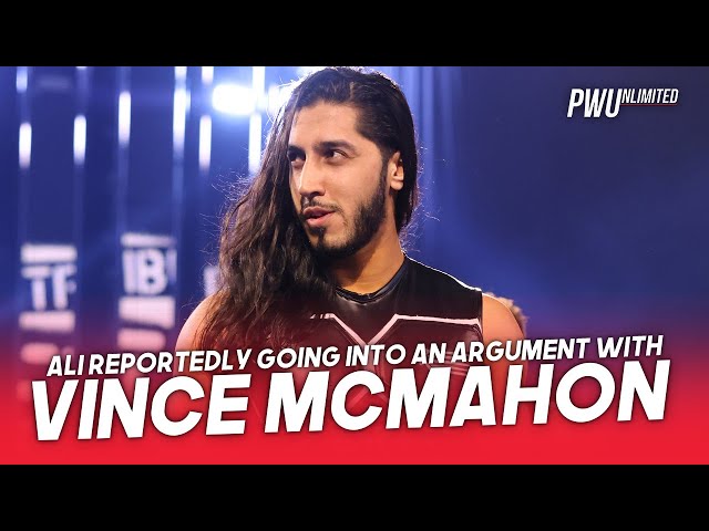 Argument Between Mustafa Ali & Vince McMahon Led To Time Off & Release Request