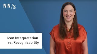Icon Interpretation vs. Recognizability