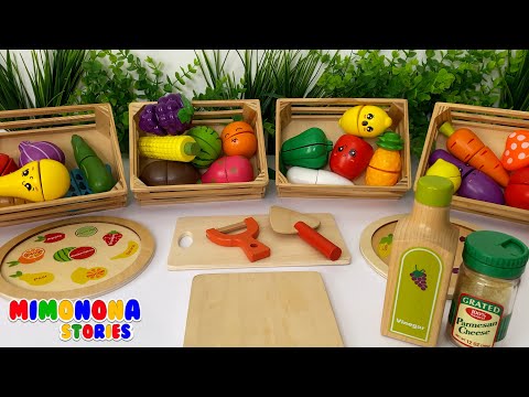 Alimentos Vegetales Frutas 🍇🍎  Videos educativos para niños  ✨ Mimonona Stories