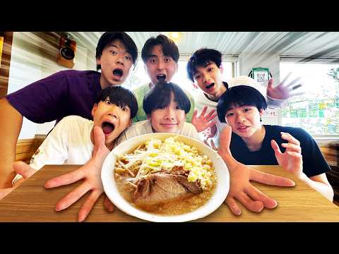 【初体験】明日学校だけどニンニクマシマシの二郎系食べてみたい！