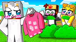 Transformé a MIS AMIGOS en OUTFITS en Minecraft! 👙😂
