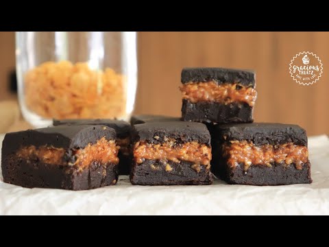 If you are chocolate lover, this is for you | Caramel Crunch Brownie Recipe | With Egg Replacement