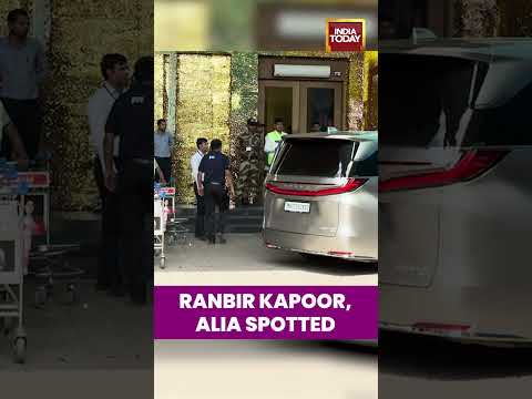 Ranbir Kapoor & Alia Bhatt's Jaw-Dropping Airport Exit with Raha