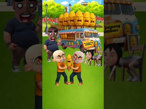 Upin dan Ipin rebutan es krim jagung #shorts #short #animasi #kartun #upinipin