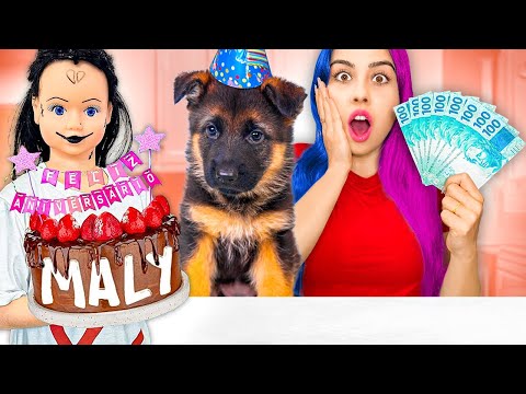 FIZEMOS o ANIVERSÁRIO dos CACHORRO +MALY apareceu?