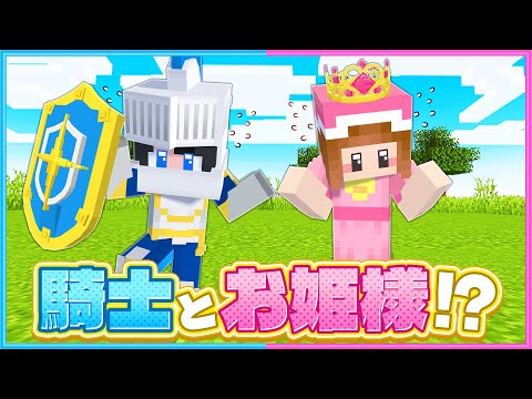 【 マイクラ 】お姫様と騎士になってしまった結果…！？👑🛡