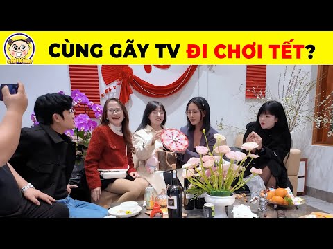 Cùng Gãy TV Đi Chúc Tết Đầu Năm Và Chơi Game Chiếc Nón Kỳ Diệu Xem Ai Là Người May Mắn Nhất #gaytv