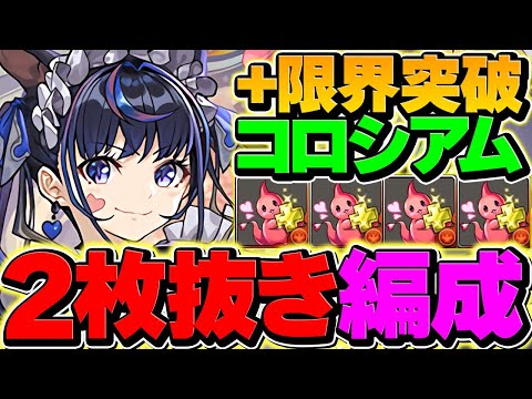 【6分】ネレ2枚抜き編成orネレ理想編成で＋限界突破コロシアムを周回！簡単パズルで+891を目指そう！！【パズドラ】