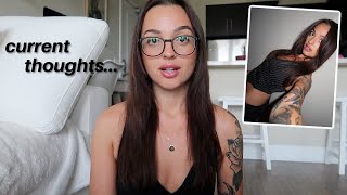 UPDATE ON MY TATTOO REGRET & REMOVAL (why i'm not doing it)
