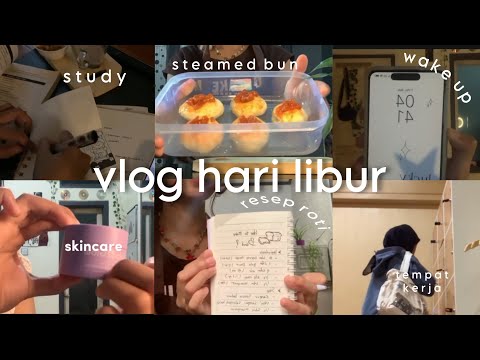 ᡣ𐭩 a day in my life di hari libur kerja (real life vlog) ˊˎ-