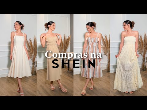 COMPRAS NA SHEIN que deram super certo! | vestidos, blazer, pijama para o verão ☀️