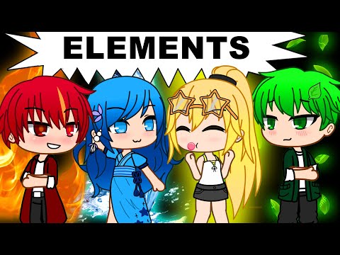 🔥💧 Elements 🌞🍃 (Gacha Life Mini Movie)