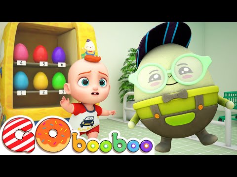 Humpty Dumpty Grocery Store | Surprise Eggs | GoBooBoo Kids Songs & Nursery Rhymes