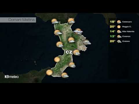 Il Meteo in Calabria del 05 ottobre 2023