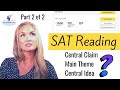 Understanding Central Ideas in Passages