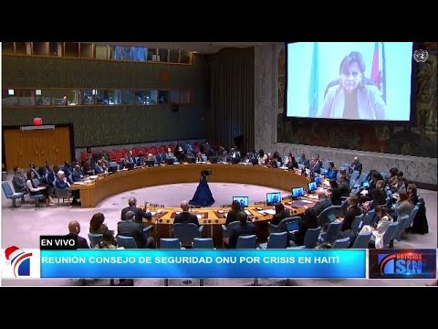 EN VIVO Reunión Consejo de Seguridad ONU por crisis Haití