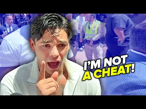 Ryan garcia goes off! Denies cheating after failed ped test!