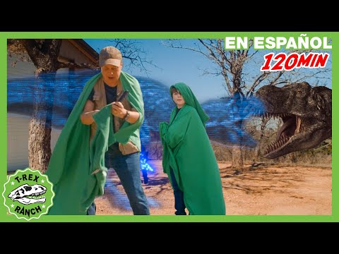 ¡Invisibles y Astutos: Cómo Engañar a un Dino!  | 🦖 T-Rex Rancho | Moonbug Kids - Parque en Vivo!