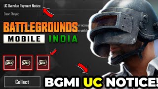 🔥BGMI UC URGENT NOTICE 😱 BGMI OFFICIAL UC REFUND NOTICE | BGMI 0.4 MB NEW UPDATE | BGMI NEW UPDATE