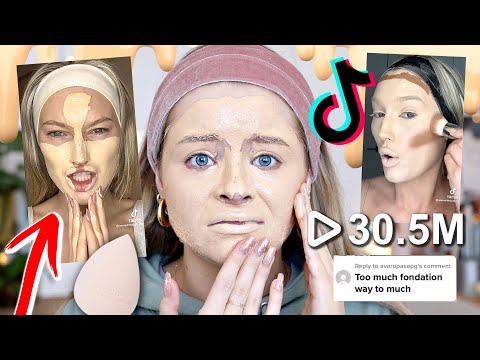 Ok. I tried THAT *viral* foundation routine 😳 This is how it REALLY looks in natural light...