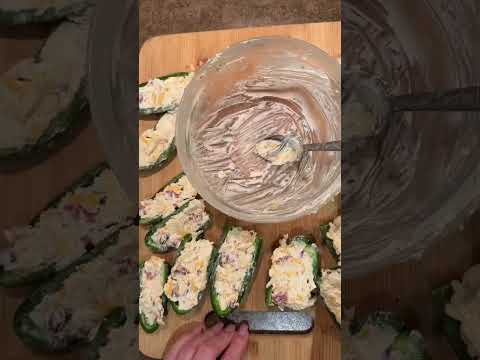 Keto recipe - jalapeño poppers #keto #ketorecipes #jalepenopopper