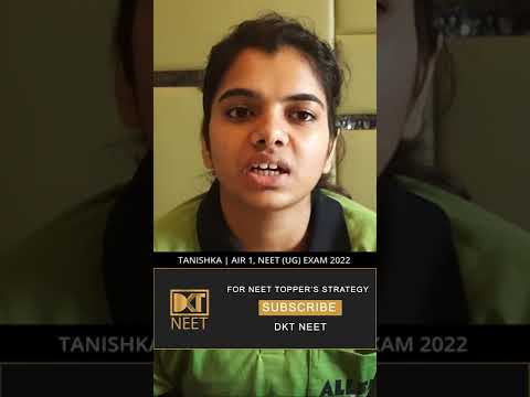 Rank 1 NEET 2022 Tanishka | Physics ऐसे तैयार कीजिये