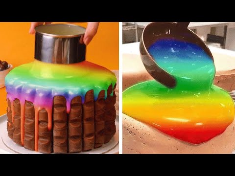 Oddly Satisfying Chocolate Cake Decorating | Chocolate Cake Tutorials | Perfect Cake Compilation