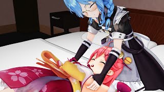 【くすぐり】hololive Sakuramiko and Hoshimachi Suisei  tickling【ホロライブ/さくらみこ＆
