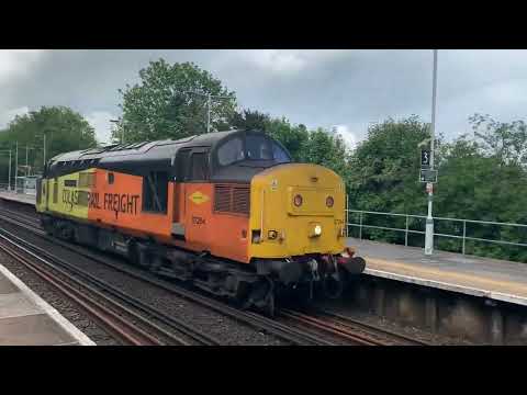 Class 37 action at Preston Park 10/05/23