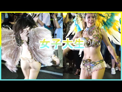 4K ウニアン 女子大生 サンバ カーニバル 日本の祭り 水着 花小金井 2023