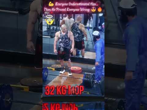 Elite Powerlifter Pretends to Be a Cleaner...Then Shocks Everyone 😳💪 Funny Gym Diary