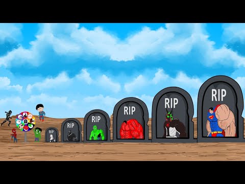 Rescue HULK & SPIDERMAN, SUPERMAN, BLACK PANTHER 2: Returning from the Dead SECRET - FUNNY CARTOON