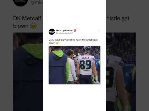 DK Metcalf Was Not Happy After This... #shorts