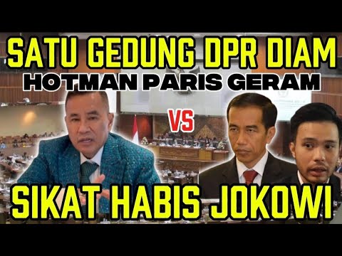 HOTMAN SIKAT JOKOWI DI DPR.! SATU GEDUNG DPR TERDIAM. YAKUB HASIBUAN MALU BANGET?