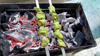 Eid Special Mutton Haryali Tikka- Green Barbecue for Eid #kashmirfoodfusion #eidspecial